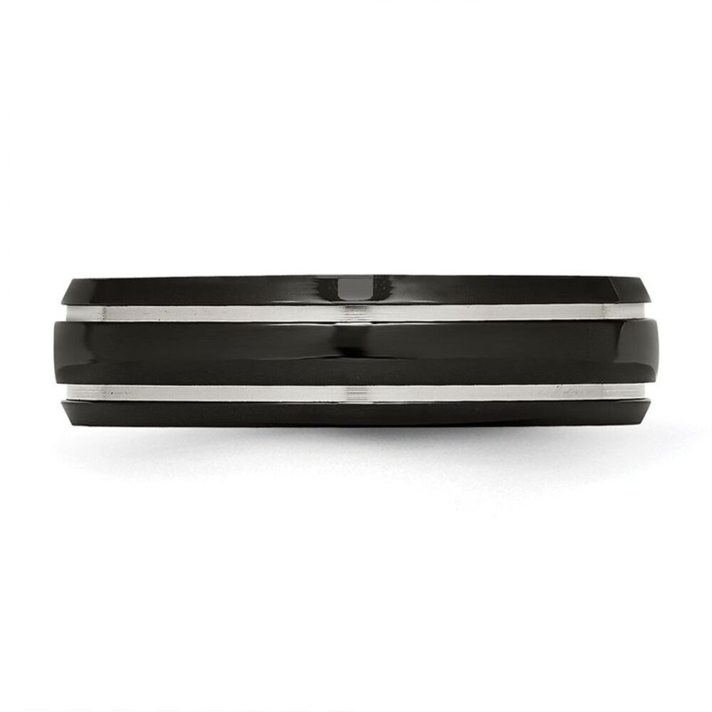 Kazi Luxury Chisel Titanium Polished Black Ip-Pla… - image 3